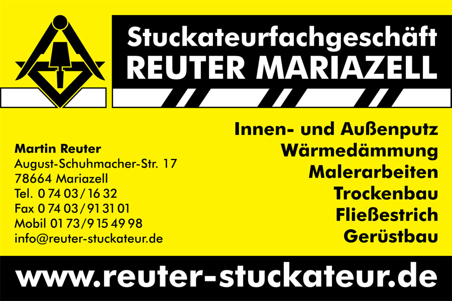 Stuckateurfachgeschäft Reuter Mariazell
